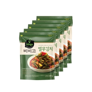 CJ제일제당 비비고 열무김치 400g (5개)