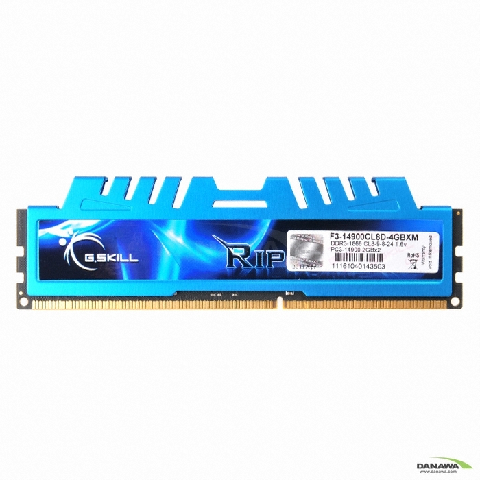 G.SKILL DDR3-1866 CL8 RIPJAWS XM 패키지 병행수입 (4GB(2Gx2))_이미지