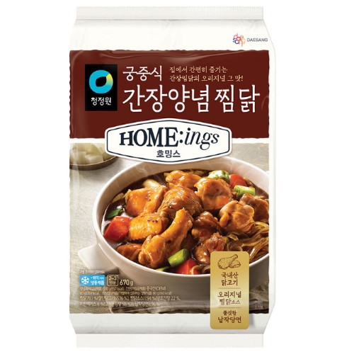 대상 청정원 호밍스 궁중식 간장양념찜닭 670g (2개)_이미지