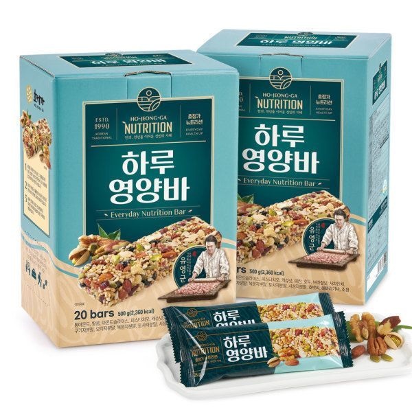 호정식품 호정가 뉴트리션 하루영양바 500g (2개)