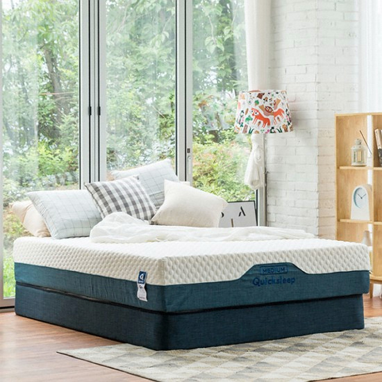 퀵슬립 Q3000 블루 메모리폼 매트리스 K (35cm)_이미지