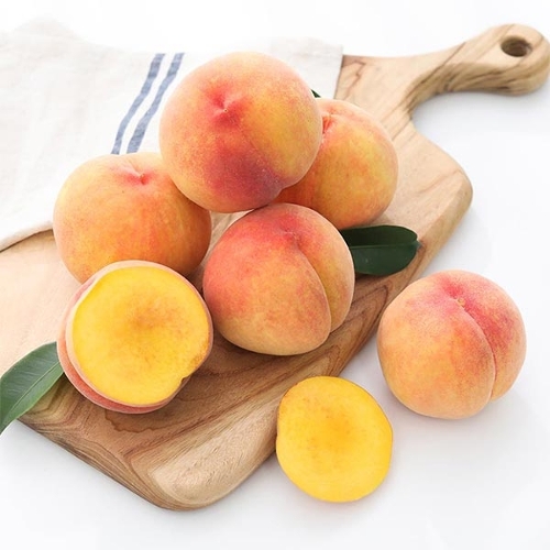 자연맛남 꿀맛남 노지 황도 복숭아 24개(과)내외 4kg (1개)