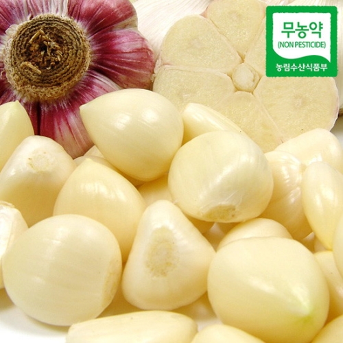 푸르젠 국내산 무농약 깐마늘 중 3kg (1개)_이미지