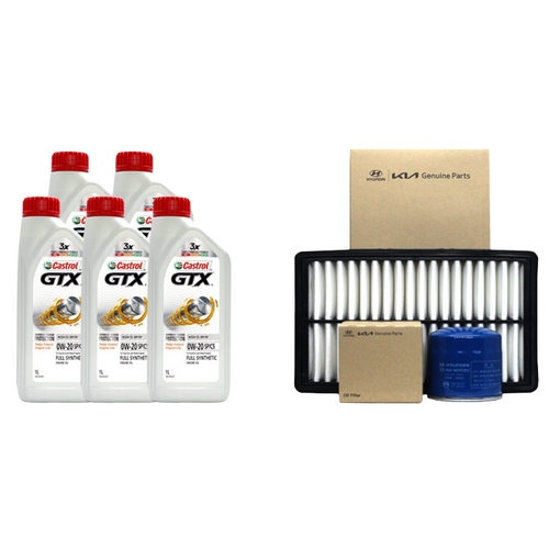 GTX SP C5 0W20 5L + 순정필터 기아 더 뉴 K5 가솔린