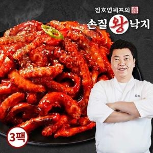[불명] 정호영셰프의 신선담은 손질 왕 낙지 170g+볶음소스 50g (3개)_이미지