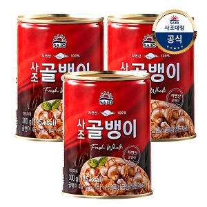 사조대림 자연산 골뱅이 300g (3개)