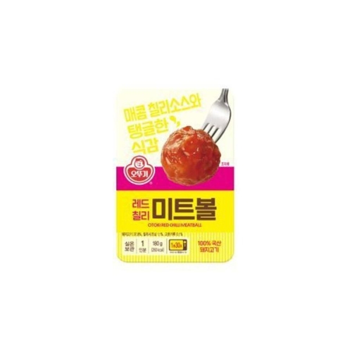 오뚜기 오즈키친 레드칠리 미트볼 180g (8개)