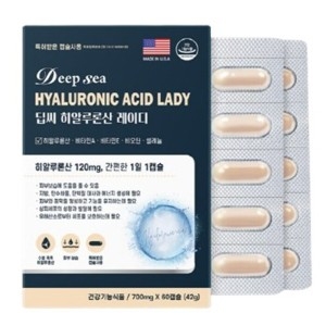 딥씨 히알루론산 레이디 700mg 60캡슐 (3개)