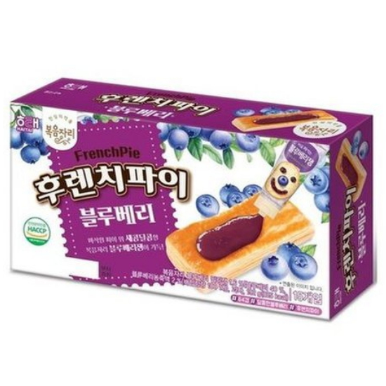 해태제과 후렌치파이 블루베리 15개입 192g (1개)_이미지