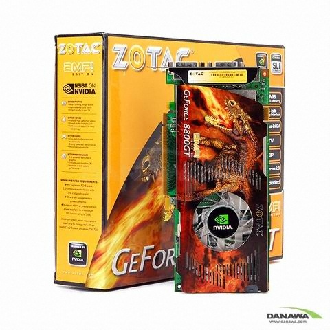 ZOTAC 지포스 8800GT AMP Edition 512MB