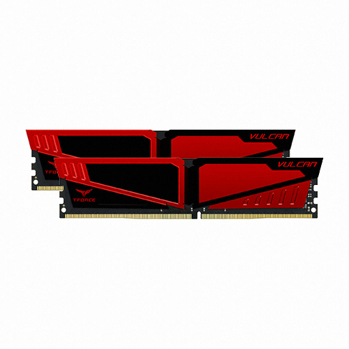 TeamGroup T-Force DDR4-2666 CL15 VULCAN Red 패키지 (16GB(8Gx2))