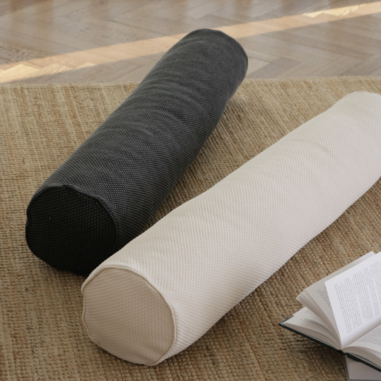 포홈 피그먼트 와플 원형 롱쿠션커버 (110cm)