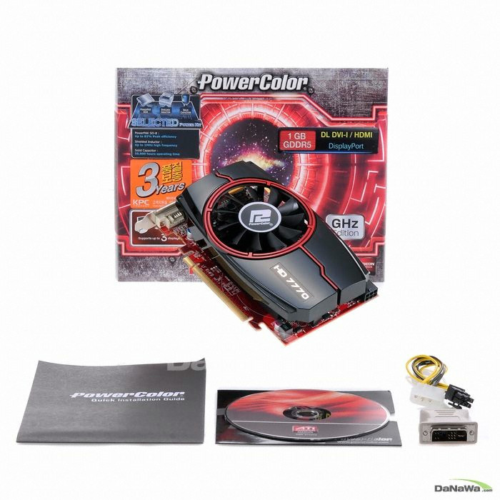 PowerColor �󵥿� HD 7770 D5 1GB KPC