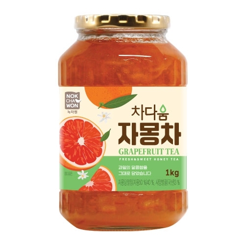 녹차원 차다움 자몽차 1KG