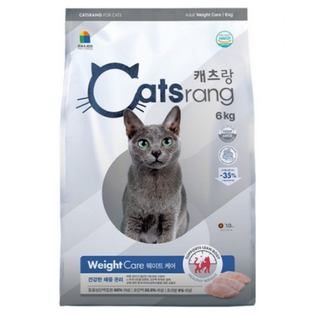 대주펫푸드 캐츠랑 어덜트 웨이트케어 6kg (2개)