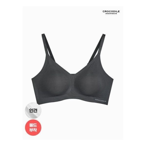 크로커다일 이너웨어 뉴 라이크라 인견쉘론 몰드부착 스트랩 1종 블랙 1628687_이미지