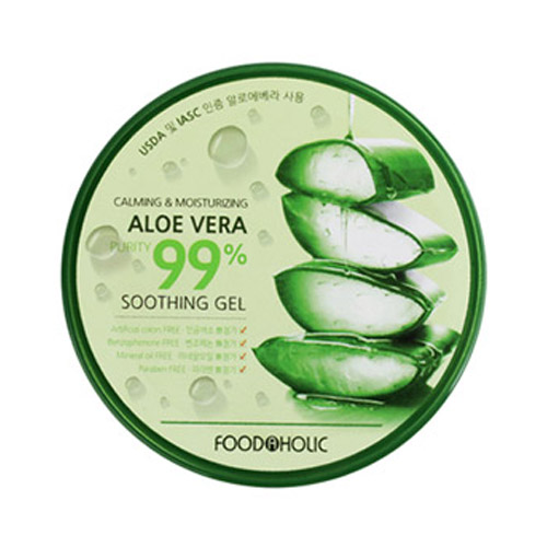 에덴인터내셔널 푸드어홀릭 카밍&모이스처 알로에베라 99% 수딩젤 300ml (1개)