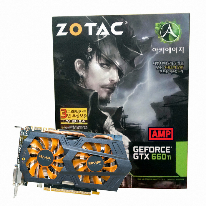 ZOTAC 지포스 GTX660 TI AMP! D5 2GB DUAL SILENCER_이미지