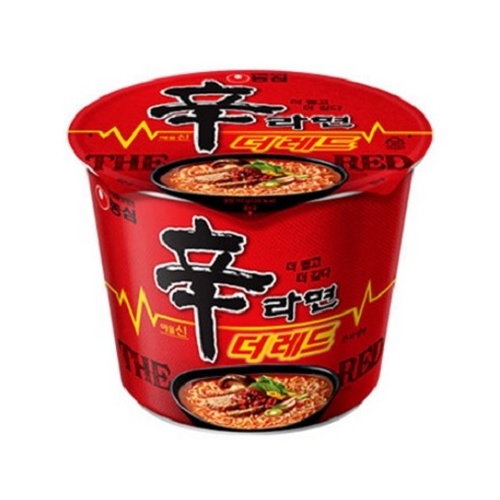 농심 신라면 더레드 큰컵 117g (10개)