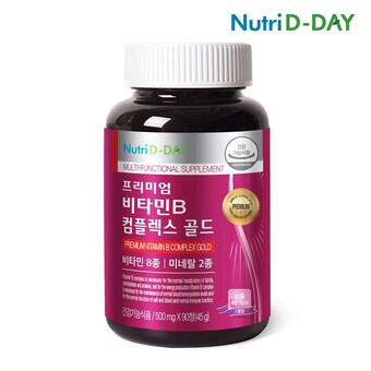 뉴트리디데이 프리미엄 <b>비타민</b><b>B</b> 컴플렉스 골드 90정