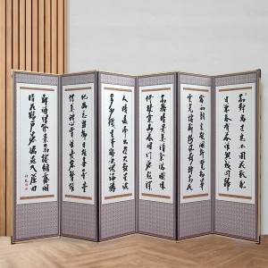 남원목기 2. 6폭 복자추사/반야 병풍_이미지