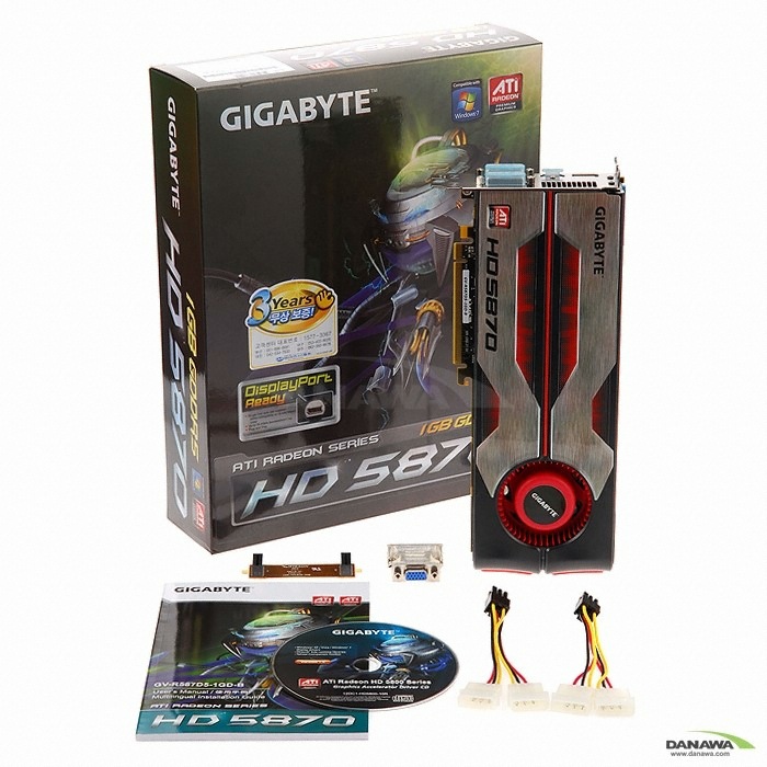 GIGABYTE 라데온 HD 5870 The Classic D5 1GB_이미지