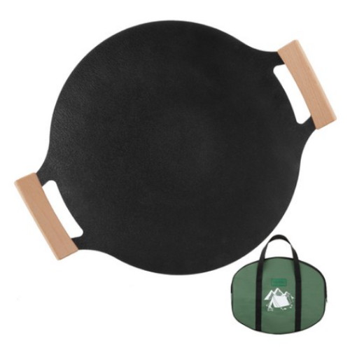 빌리빈 무쇠 캠핑 그리들팬 + 가방 (39cm)_이미지