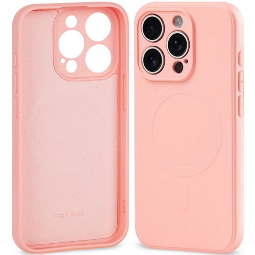 맥앤블랙 아이폰16 프로 루나소프트 맥세이프 2배 자력 실리콘 케이스