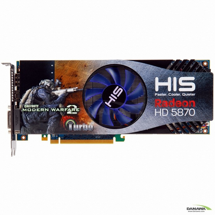 HIS 라데온 HD 5870 Turbo D5 1GB iCooler V 콜오브듀티2