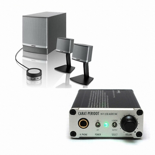 스타일오디오 CARAT PERIDOT 헤드폰 앰프 + BOSE Companion 3 Series II