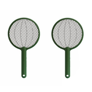 샤오미 Qualitell 충전식 전기모기채 C1 파리채 해충퇴치 휴대용 그린