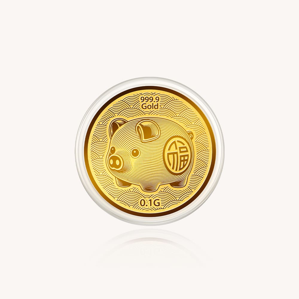 수앤진골드 복돼지 코인 골드바 0.1g (1개)_이미지