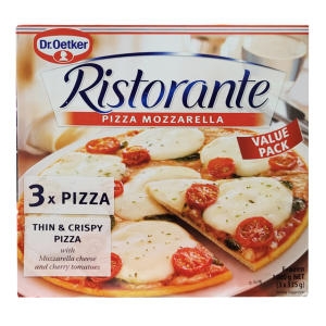 Dr.August Oetker 리스토란테 모짜렐라치즈 피자 씬&크리스피 335g