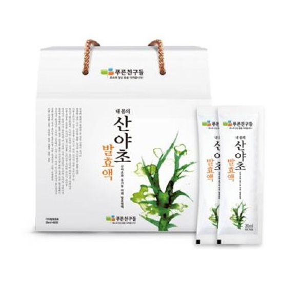 푸른친구들 내 몸의 산야초 발효액 30ml 60포 (1개)