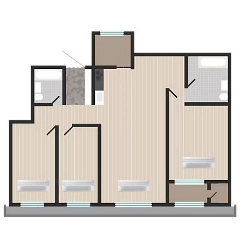 삼성전자 인피니트 라인 무풍 36평 4실(18+6+6+6평) 다배관 (공식인증 설치)_이미지