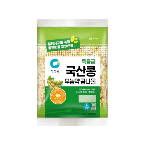 대상 종가집 무농약 전통 콩나물 340g (1개)