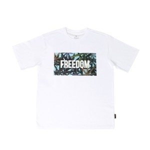 M. T-shirt. Weed SB White M17103