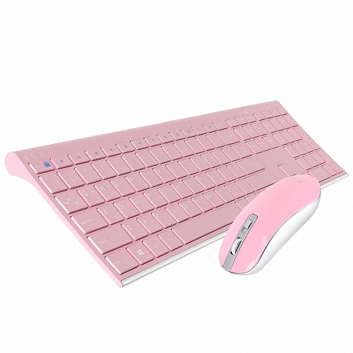 티앤에스인터내셔널 NOX NB-K1AC 무선 키보드 마우스 세트 (화이트)_이미지