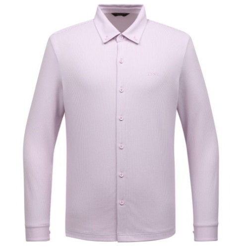 링스골프 코튼 혼방 소재 셔츠형 티셔츠 L11D1TF203 (VO, 바이올렛)_이미지