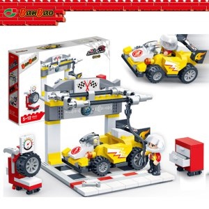 자동차 정비소 조립 블록 5세 6세 남아 생일선물