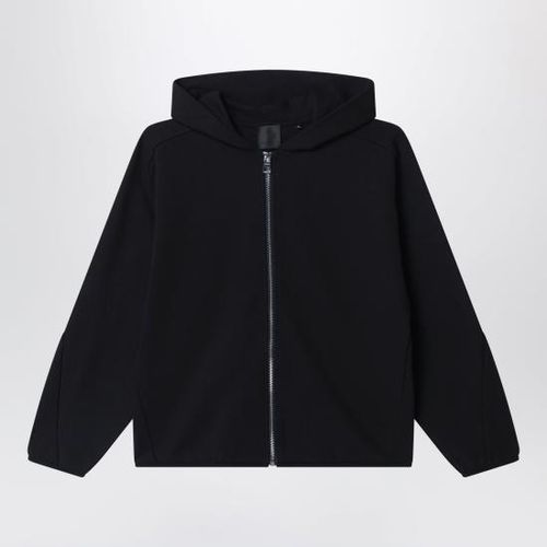 지방시 주니어 로고 자수 래글런 슬리브 후드 집업 재킷 H31097CO 09B