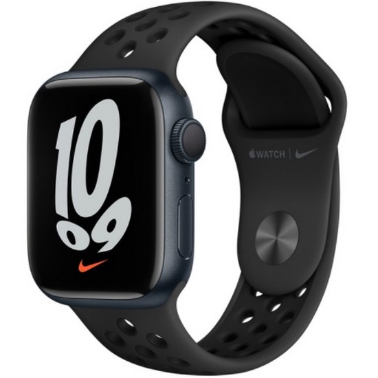 APPLE 워치 시리즈7 41mm 미드나이트 알루미늄 (나이키 스포츠밴드)_이미지