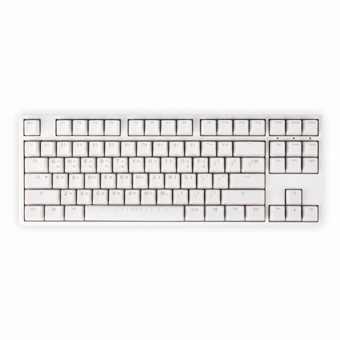 Ducky One 화이트 텐키리스 블루 LED (흑축)_이미지