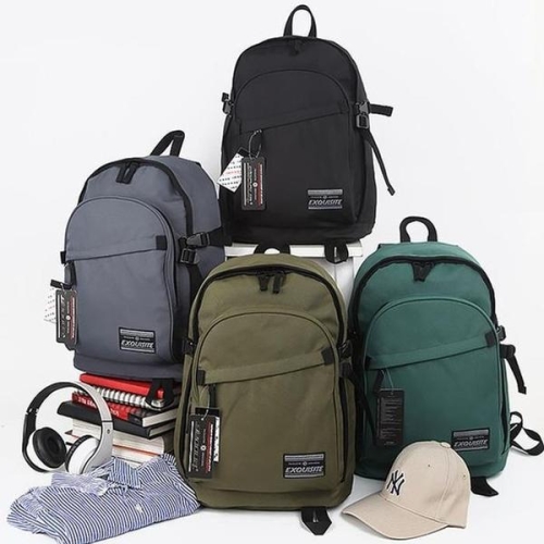 라일리 Rly 캐주얼 학생백팩 커플백 여행용 메쉬포켓 데일리 백팩 S9555711