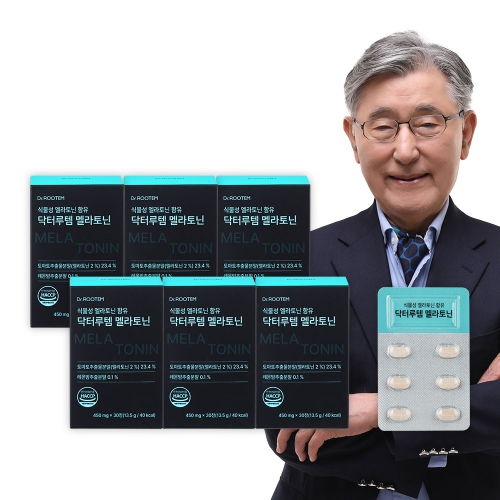 닥터루템 식물성 멜라토닌 함유 닥터루템 멜라토닌 30정 (6개)_이미지