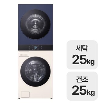 LG전자 트롬 AI 오브제컬렉션 워시타워 WA2525EYZF