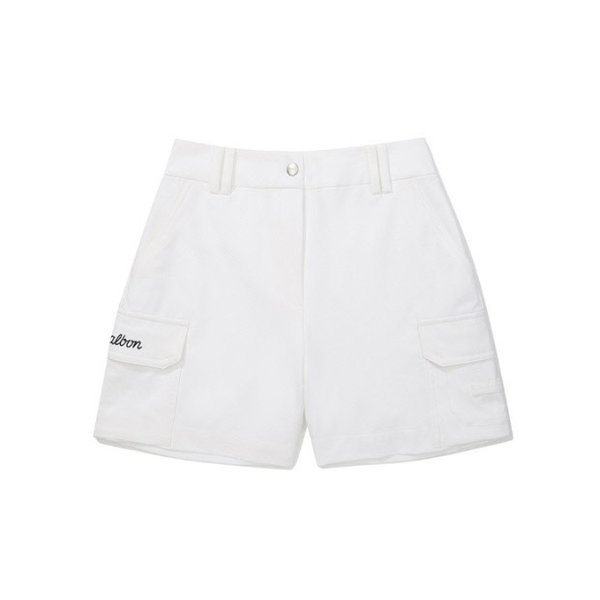 말본골프 반바지 우븐 카고 쇼츠 M6122PHP13WHT