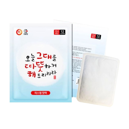 해피데이 오늘 그대를 따뜻하게 해드리리라 파스형 핫팩 50 g 50개_이미지