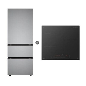 LG전자 오브제컬렉션 김치톡톡 Z330MPSF11 + 인덕션 BEI3ASB2OE