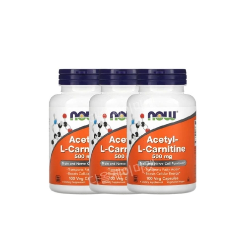 나우푸드 아세틸 L-카르니틴 500mg 100캡슐 (3개)_이미지